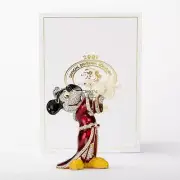 Arribas Disney Figurine with Swarovski Crystals Mickey Sorcerer Apprentice 2001