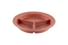 G.E.T. P-1530-M-EC Melamine 3-Compartment, Break- Resistant Plates, for Indoo...