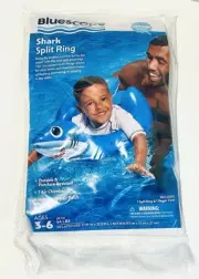 Bluescape Shark Split Ring Inflatable With Repair Patch For Ages 3-6 Years 44lbs