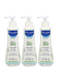 在飛比找誠品線上優惠-Mustela 慕之恬廊 爽身潤膚乳300ml(3入組)/ 