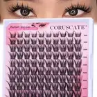 Wispy Lash Clusters Manga Eyelash Clusters, Natural Individual Lashes Spiky Clus