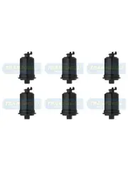 6 x Transgold Fuel Filter fits Mitsubishi Lancer 1.5 CA,CB (C62A) (for: Mitsubishi)