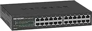 NETGEAR 24-Port Gigabit Ethernet Unmanaged Switch (GS324) - Desktop, Wall, or Rackmount, Silent Operation