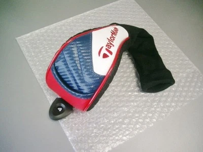 TaylorMade Utility Head Cover White Navy Red Sporty Synthetic Leather UT Japan