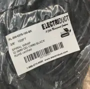 Electriduct 3/8" Spiral Cable Wrap Polyethylene Expandable Abrasion Protector