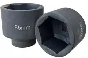 2pc 1" Dr. Jumbo Shallow Impact Sockets Set 80mm 85mm Cr-MO 6 Point Metric