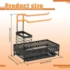Metal Kitchen Sink Organizer Kitchen Sink Caddy with Detachable Drain Sink DQ