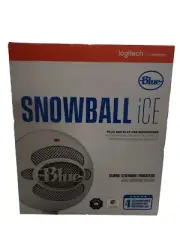 Logitech Blue Snowball iCE Plug And Play USB Microphone Content Creator/ Gaming