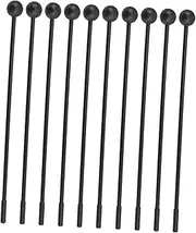 HANABASS 10pcs Boys and Girls Drumsticks for Toddlers Sturdy Plastic Drum Mallets Comfortable Grip Musical Instruments for Children's Percussion Learning