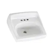 American Standard 0356.915 Lucerne 20-1/2" Wall Mounted Porcelain - White