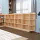 限時免運 置物櫃 收納櫃 收納架 實木兒童書架書柜落地松木書櫥儲物柜格子柜轉角柜組合原木置物架