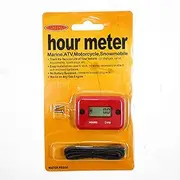 Inductive Waterproof Hour Meter Marine ATV Motorcycle Dirt Bike Gas Engine RED