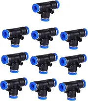 3sets 3 Way Quick Connector Fitting Plastic Joints Air Hose Compressor 10pcs*3