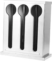 DOITOOL Box Box Spoon Storage Box Silverware Holder Countertop Knives Holder Utensil Organizer for Kitchen Drawers Chopsticks Cage Fork Tablespoon Stainless Steel Chopstick Cage