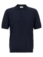 [Ballantyne] Ballantyne-Ultralight Cotton Shirt Polo Blu-Uomo 58IT Blue