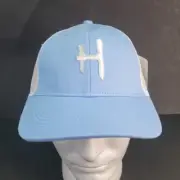 Heybo Blue White H Meshback Hap Cap Adjustable Back Southern By Choice New W/Tag
