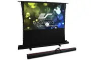 Elite Screens FT100XWH 100" 16:9 Portable Tension Floor Pull Up Screen