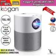 Kogan Full HD WiFi Mini Projector with Miracast, Smart Projectors, TV & Home