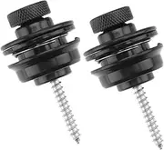 JOINPAYA 2pcs Electric Guitar Strap Locks Durable Metal Locking System for Secure Attachment Easy to Use with Electric Guitars and Basses for Musicians