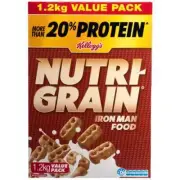 Kellogg's Nutri-Grain Protein Breakfast Cereal 1.2kg