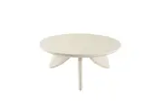 Raimon Furniture Alfie Playful Vibrand Round Coffee Tea Table Cream Gloss