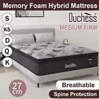 Duchess Mattress Pocket Spring Cool Gel Memory Foam Bed Queen Double King Single