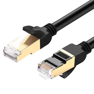 綠聯 CAT7網路線 F/FTP版 黑色 2M