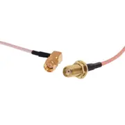 SMA Right Angled Male to SMA Female Lead 1m