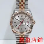 盈盈二手/精品ROLEX 勞力士 116261 DATEJUST 18K玫瑰金 爬山虎 防偽內圈 銀色面盤 五珠帶 L6