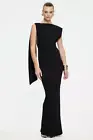 NEW EFFIE KATS EFFIE KATS Womens Audrey Gown - Black