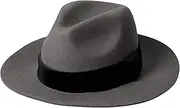 [Badgley Mischka] Wool Fedora with Velvet Band