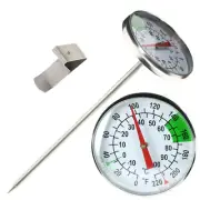 Milk Thermometer For Frothing Jug Perfect Coffees Lattes Including Handy Clip