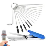 Carburetor Carb Jet Cleaning Tool Wire Brush Cleaner Kit For Motorcycle ATV