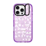 iPhone 16 Pro Impact Ring Stand Case MagSafe Compatible INAP ALPHABET PATTERN
