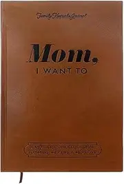 Mom, I Want to Hear Your Story, Leather Wrapped Hardcover, A Mother's Mentoring Diary, Mom, I Want to Hear Your Story Journal, Interesting Mothers Story Diary Book