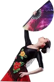 Dancing Fan Hand Held Fan Lace Folding Fan Wedding Party Gift Fan Folding Fans Handheld Silk Folding Fans Colorful Fan Wedding Fans Foldable Fan Large Size Kung Fu Fan/549