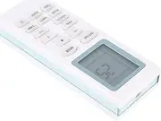 Oreilet Upgraded Air Conditioner Remote Control, Universal Controller Replacement with Clock & Timer for Gree YBOF YB1FA YB1F2 YBOF1 YBOF2 YBOFB Y502K