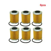 6x Short 2nd Oil Filter For Polaris Outlaw 450 MXR 525 IRS #2520755