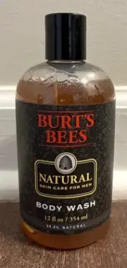 Burt's Bees Natural Skin Care For Men Body Wash 12 Oz New Discontinued HTF
