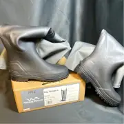 WeaArco HW01 Mens Gray Round Toe Fishing Bootfoot Hip Wader Size US 9M