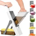 Vihoom Safe Mandoline Slicer for Kitchen 5 in 1 Mandoline Food Slicer Large V...