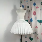 Women Lolita Skirts Vintage Petticoat Adjustable Gown Underskirt Tutu Skirt