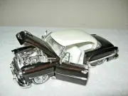 1953 CHEVROLET BEL AIR STREET LOW 1:24 JADA OPENING HOOD & DOORS. CHROME ENGINE