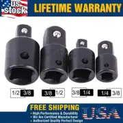 4PCS 3/8" to 1/4" 1/2 inch Drive Ratchet SOCKET ADAPTER REDUCER Air Impact Set!