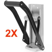 (QTY:2) 16oz Aluminum Can Crusher Bottle Opener Soda Beer Pop Wall Mount