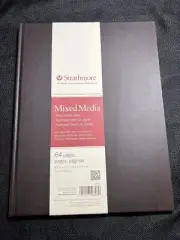 Strathmore Series 500, 90 Lbs, Mixed Media Hardcover, 8.5"x11", 32 Sheets