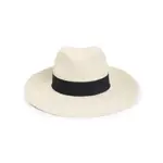 [Maison Michel] Maison Michel-Natural Beige Brisa Eric Ribbon On Brisa Hat-Donna S STAND