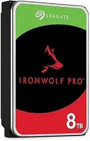 Seagate IronWolf Pro ST8000NT001 Internal Hard Drive 8 TB 7200 RPM 256 MB 3.5" Serial ATA III