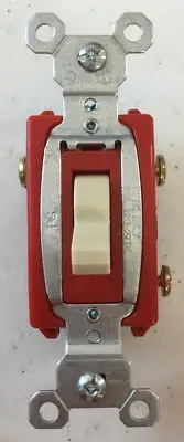 PASS & SEYMOUR #CSB20AC3ICC8 20A IVORY 3 Way Toggle Switch