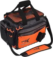 KastKing Fishing Tackle Bags - 3600 & 3700 Plastic Storage Tackle Boxes - Saltwater & Freshwater - Rip-Stop Nylon - Padded Shoulder Strap - Plier Storage - Self-Healing Zippers - Molded Bottom